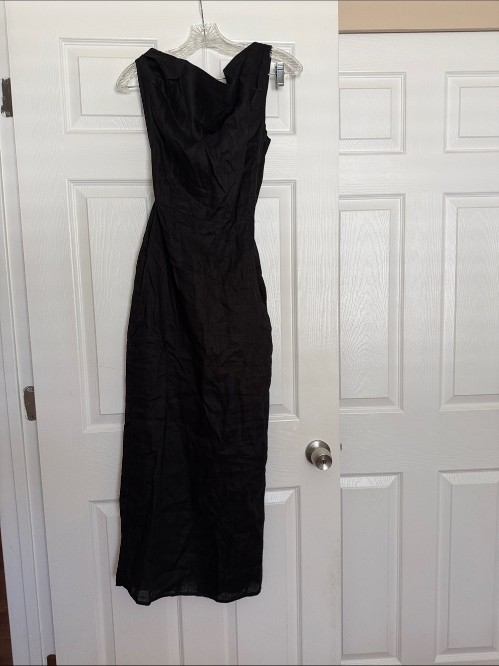 Dissh Black Cass Linen Maxi Dress 2